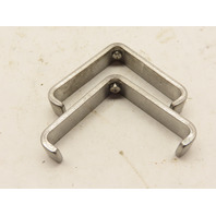 Intralox Lot of 2 SS Retainer Clips for 1-1/2" Square 800 Series Conveyor Shaft