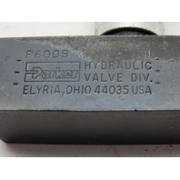Parker F600S Hydraulic  Inline Flow Control Valve 3/8" NPT