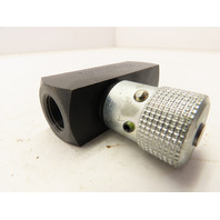 Parker F600S Hydraulic  Inline Flow Control Valve 3/8" NPT
