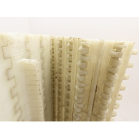 Intralox S800 Plastic Conveyor Belt Flat Top Solid 1" flight 8"o/c 20"W x 232"L