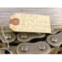 Hi-Max BL846 BL8 Leaf Chain 20Ft long W/Connecting link  4 x 6 Lacing