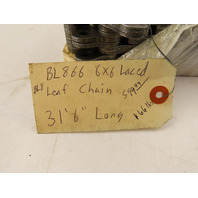 BL866 Double Leaf Chain 1" pitch 31' 6"  6x6 Lacing