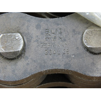 BL1234 BL12 Forklift Leaf Chain 1.5" pitch 17' 4" long  3x4 Lacing