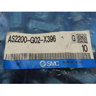 SMC AS2200-G02-X396 Pneumatic Flow Control Regulator 1/4" Male 1/4" Female.