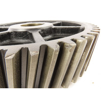 17-1/2 O.D.  3-3/4" W 57 Tooth 104LB Cast Iron Spoked Industrial Bevel Spur Gear
