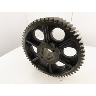 17-1/2 O.D.  3-3/4" W 57 Tooth 104LB Cast Iron Spoked Industrial Bevel Spur Gear