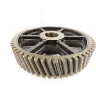 19-1/4"O.D.  3-3/4"W 63 Tooth 120LB Cast Iron Spoked Industrial Bevel Spur Gear