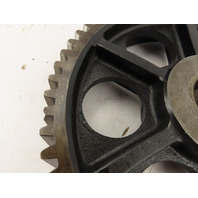 19-1/4"O.D.  3-3/4"W 63 Tooth 120LB Cast Iron Spoked Industrial Bevel Spur Gear