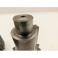5-7/8"O.D. 58 Tooth to 17 Tooth Cast Iron Industrial Spur Gear Set 3.41:1 Ratio
