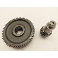 5-7/8"O.D. 58 Tooth to 17 Tooth Cast Iron Industrial Spur Gear Set 3.41:1 Ratio