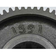 5-7/8"O.D. 58 Tooth to 17 Tooth Cast Iron Industrial Spur Gear Set 3.41:1 Ratio