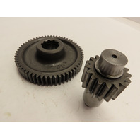 5-7/8"O.D. 58 Tooth to 17 Tooth Cast Iron Industrial Spur Gear Set 3.41:1 Ratio
