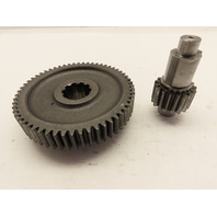 5-7/8"O.D. 58 Tooth to 17 Tooth Cast Iron Industrial Spur Gear Set 3.41:1 Ratio