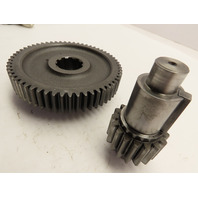 5-7/8"O.D. 58 Tooth to 17 Tooth Cast Iron Industrial Spur Gear Set 3.41:1 Ratio