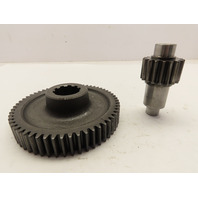5-7/8"O.D. 58 Tooth to 17 Tooth Cast Iron Industrial Spur Gear Set 3.41:1 Ratio