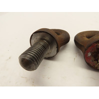 Lot of 2 Load Rated 30mm ID 64mm OD M20x2.5 Drop Forged Collared Eye Bolt