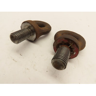 Lot of 2 Load Rated 30mm ID 64mm OD M20x2.5 Drop Forged Collared Eye Bolt