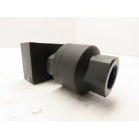 SMC M18x1.5 Rod End Floating Joint With Plate JAL63-18-150 USED