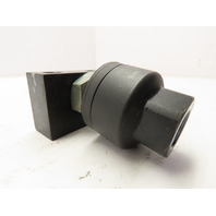 SMC M18x1.5 Rod End Floating Joint With Plate JAL63-18-150 USED