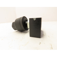 SMC M18x1.5 Rod End Floating Joint With Plate JAL63-18-150 USED