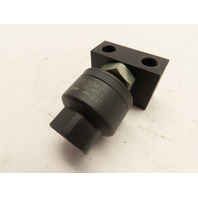 SMC M18x1.5 Rod End Floating Joint With Plate JAL63-18-150 USED