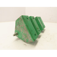 Lot of 4 Screw Down Conveyor Rollers 1-3/8" O.D. Ball Bearing 2-5/8" Height