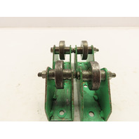 Lot of 4 Screw Down Conveyor Rollers 1-3/8" O.D. Ball Bearing 2-5/8" Height