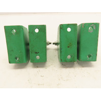 Lot of 4 Screw Down Conveyor Rollers 1-3/8" O.D. Ball Bearing 2-5/8" Height