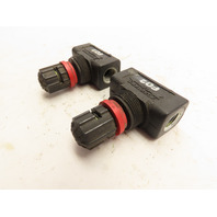 Lot of 2 ARO F02 Adjustable Flow Pneumatic Control Valve 1/4" NPT