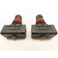 Lot of 2 ARO F02 Adjustable Flow Pneumatic Control Valve 1/4" NPT