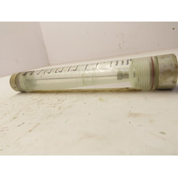 Blue-White F-400 Acrylic Flow Meter 5 GPM 20 LPM 1/2" NPT Flowmeter 8-1/4" Long