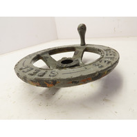 8-1/4" Diameter Cast Iron Machine Handwheel 1-1/8" Bore