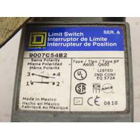 SQUARE D LIMIT SWITCH 9007C54B2 SERIES A W/TYPE B OPERATING HEAD EA2S Roller Arm