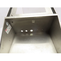 Hoffman C-12C16SS Stainless Steel Consolet Enclosure 12" x 16" - USED