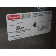 Hoffman C-12C16SS Stainless Steel Consolet Enclosure 12" x 16" - USED