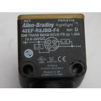 ALLEN-BRADLEY RIGHTSIGHT 42EF-R2JBB-F4 SER D PHOTOELECTRIC SENSOR