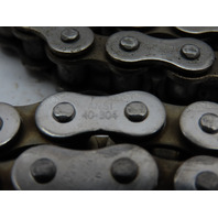 Used SS 304 Stainless Steel ANSI ROLLER CHAIN No. 4-R Riv 17 FT in 4 pc