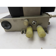 SMC VFS2100 2200 2400 2600-5FZ Pneumatic 9-Valve Bank 24vdc Coils 1/4" Npt Ports
