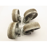 Fairbanks 136 6x2 2-Swivel 2-Ridgid Castor Wheel Set Semi Steel Cast Iron
