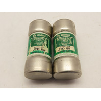 Lot of 2 good used LITTELFUSE JTD 60 ID CLASS J 600VAC TIME DELAY FUSES