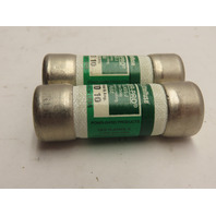 Lot of 2 good used LITTELFUSE JTD 10  CLASS J 600VAC TIME DELAY FUSES