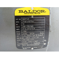 Baldor CM3714T 10 HP 1760RPM 215TC Fr 3PH 208-230/460V TEFC Motor