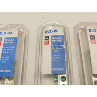 Qty-3 Eaton GBK1420CS 14 Terminal Ground Bar kits #2/0 lug  with 14 terminals