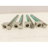 Qty-4 Eaton GBK1420CS 14 Terminal Ground Bar kits #2/0 lug  with 14 terminals