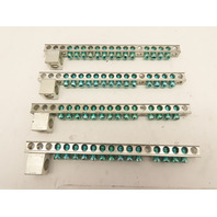 Qty-4 Eaton GBK1420CS 14 Terminal Ground Bar kits #2/0 lug  with 14 terminals