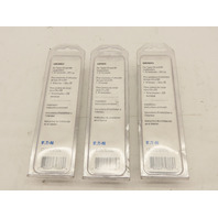 Qty-3 Eaton GBK1020CS 10 Terminal Ground Bar kits #2/0 lug  with 10 terminals