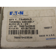 Qty-3 EATON CUTLER HAMMER TA450LD L Frame Type LD HLD 450A Breaker Lug Terminal