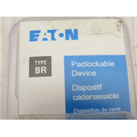 Lot of 4 Eaton BRLW1CS type BR circuit breaker handle lockout padlockable Device