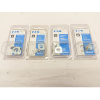 Lot of 4 Eaton BRLW1CS type BR circuit breaker handle lockout padlockable Device