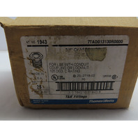 3/4" insulated chase nipple malleable T&B 1943 lot of 16pcs